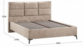 Кровать двуспальная Делана с ПМ Тип 1 в Можге - mozhga.ok-mebel.com | фото 4