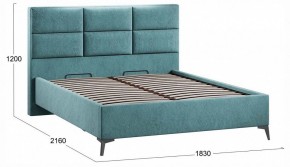 Кровать двуспальная Делана с ПМ Тип 1 в Можге - mozhga.ok-mebel.com | фото 4