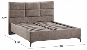 Кровать двуспальная Делана с ПМ Тип 1 в Можге - mozhga.ok-mebel.com | фото 4