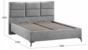 Кровать двуспальная Делана с ПМ Тип 1 в Можге - mozhga.ok-mebel.com | фото 4