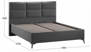 Кровать двуспальная Делана с ПМ Тип 1 в Можге - mozhga.ok-mebel.com | фото 4