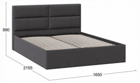 Кровать двуспальная Глосс с ПМ Тип 1 в Можге - mozhga.ok-mebel.com | фото 4