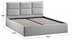Кровать двуспальная Стелла с ПМ Тип 1 в Можге - mozhga.ok-mebel.com | фото 3