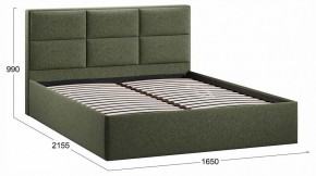 Кровать двуспальная Стелла с ПМ Тип 1 в Можге - mozhga.ok-mebel.com | фото 4