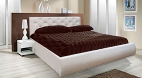 Кровать Интерьерная 1800 с ПМ (ткань 3 кат) в Можге - mozhga.ok-mebel.com | фото