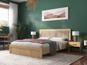 Кровать интерьерная Светлана 1 (Дуб золотой/Paris 03) в Можге - mozhga.ok-mebel.com | фото
