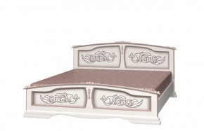 ЕЛЕНА Кровать из массива 1400 (Дуб Молочный) в Можге - mozhga.ok-mebel.com | фото