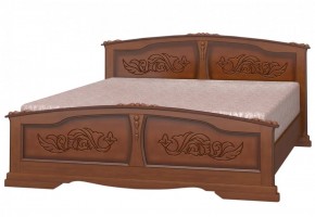 ЕЛЕНА Кровать из массива 1400 (Орех) в Можге - mozhga.ok-mebel.com | фото