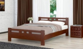 ВЕРОНИКА-2 Кровать из массива 1200 (Орех) в Можге - mozhga.ok-mebel.com | фото