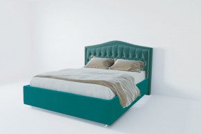 Кровать Калининград с ПМ 1800 (велюр бирюзовый) в Можге - mozhga.ok-mebel.com | фото 2