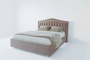 Кровать Калининград с ПМ 800 (велюр серый) в Можге - mozhga.ok-mebel.com | фото 2