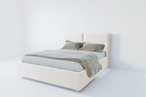 Кровать Корсика с ПМ 1400 (экокожа белая) в Можге - mozhga.ok-mebel.com | фото 2