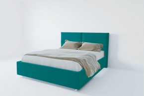 Кровать Корсика с ПМ 800 (велюр бирюзовый) в Можге - mozhga.ok-mebel.com | фото 2