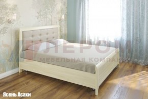 Кровать КР-2034 с мягким изголовьем в Можге - mozhga.ok-mebel.com | фото 2