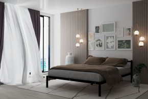 Кровать Мета с матрасом 1600 (черный) в Можге - mozhga.ok-mebel.com | фото 2