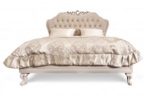Кровать Мокко 1800 с мягким изголовьем + основание (бежевый) в Можге - mozhga.ok-mebel.com | фото 2