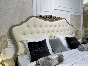 Кровать Мокко 1800 с мягким изголовьем + основание (серый камень) в Можге - mozhga.ok-mebel.com | фото 2