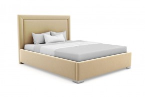 Кровать Морена интерьерная +основание (140х200) 1 кат. ткани в Можге - mozhga.ok-mebel.com | фото
