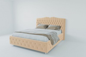 Кровать Нягань с ПМ 900 (экокожа бежевая) в Можге - mozhga.ok-mebel.com | фото
