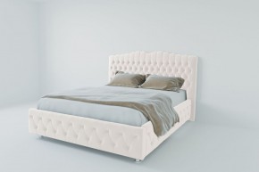 Кровать Нягань с ПМ 900 (экокожа белая) в Можге - mozhga.ok-mebel.com | фото