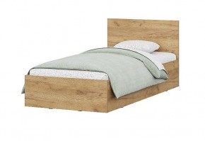 Кровать одинарная 0.9 МСП-1 + основание Лайт (Дуб золотой) в Можге - mozhga.ok-mebel.com | фото