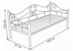Кровать односпальная Венеция в Можге - mozhga.ok-mebel.com | фото 3