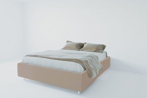 Кровать Подиум с ПМ 1200 (велюр серый) в Можге - mozhga.ok-mebel.com | фото