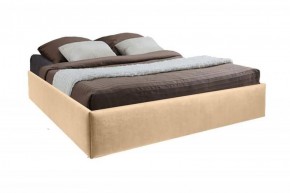 Кровать Подиум с ПМ 800 (экокожа бежевая) в Можге - mozhga.ok-mebel.com | фото 2