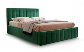 Кровать "Вена" 1400 СТАНДАРТ Вариант 1 Мора зеленый + бельевой ящик с кроватным основанием и подъемным механизмом в Можге - mozhga.ok-mebel.com | фото 1