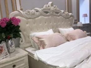 Кровать с мягким изголовьем Афина 1800 (крем корень) в Можге - mozhga.ok-mebel.com | фото 3