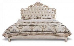 Кровать с мягким изголовьем "Патрисия" с основанием (1800) крем в Можге - mozhga.ok-mebel.com | фото