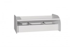 Кровать Сказка с ПМ 900 (Белый текстурный) в Можге - mozhga.ok-mebel.com | фото 2