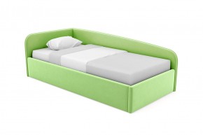 Кровать угловая Лэсли интерьерная +основание (120х200) 1 кат. ткани в Можге - mozhga.ok-mebel.com | фото