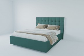 Кровать Венеция с ПМ 1200 (велюр бирюзовый) в Можге - mozhga.ok-mebel.com | фото 2