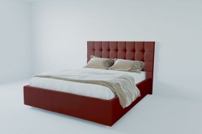 Кровать Венеция с ПМ 1200 (велюр бордо) в Можге - mozhga.ok-mebel.com | фото 2