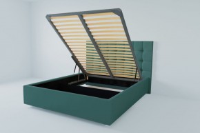 Кровать Венеция с ПМ 1800 (велюр бирюзовый) в Можге - mozhga.ok-mebel.com | фото