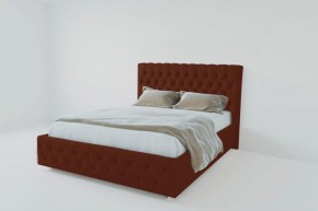 Кровать Версаль 1200 без основания (велюр бордо) в Можге - mozhga.ok-mebel.com | фото