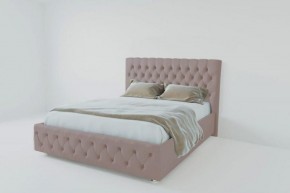 Кровать Версаль 1600 без основания (велюр темно серый) в Можге - mozhga.ok-mebel.com | фото