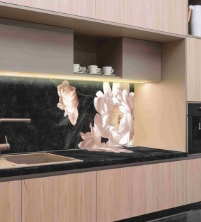 Кухонный фартук со столешницей (А-05) в едином стиле (3050 мм) в Можге - mozhga.ok-mebel.com | фото 1