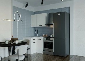 Кухонный гарнитур Белый Глянец 1000*1000 (Стол. 38мм) в Можге - mozhga.ok-mebel.com | фото