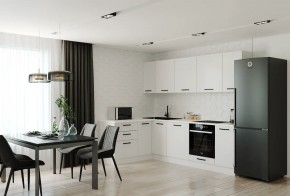 Кухонный гарнитур Белый Глянец 2600*1600 (Стол. 26мм) в Можге - mozhga.ok-mebel.com | фото