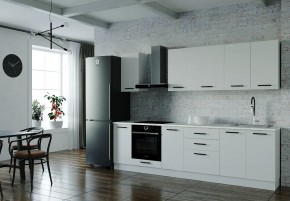 Кухонный гарнитур Белый Глянец 2800 (Стол. 26мм) в Можге - mozhga.ok-mebel.com | фото