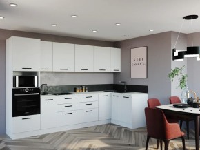 Кухонный гарнитур Белый Глянец 3200*1400 (Стол. 26мм) в Можге - mozhga.ok-mebel.com | фото