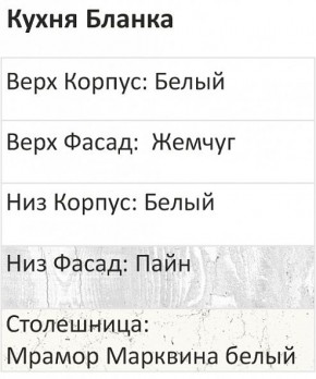 Кухонный гарнитур Бланка 2000 (Стол. 38мм) в Можге - mozhga.ok-mebel.com | фото 3