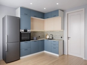 Кухонный гарнитур Фьюжн 2200*1700 (Стол. 38мм) в Можге - mozhga.ok-mebel.com | фото