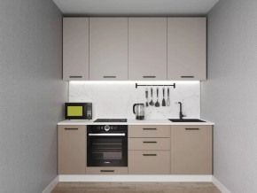 Кухонный гарнитур Каппучино 2200 h950 (Стол. 26мм) в Можге - mozhga.ok-mebel.com | фото