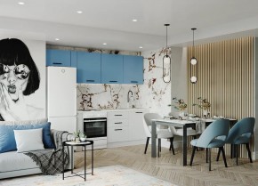 Кухонный гарнитур Капри 2550 (Стол. 26мм) в Можге - mozhga.ok-mebel.com | фото