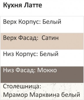 Кухонный гарнитур Латте 1200 (Стол. 38мм) в Можге - mozhga.ok-mebel.com | фото 3