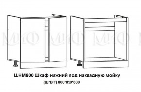 ЛИЗА-2 Кухонный гарнитур 1,6 Белый глянец холодный в Можге - mozhga.ok-mebel.com | фото 6