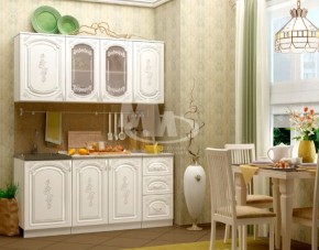 ЛИЗА-2 Кухонный гарнитур 1,7 Белый глянец холодный в Можге - mozhga.ok-mebel.com | фото